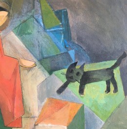 Painting Angel and Cat | Картина Ангел и Кот  | La peinture Ange et Chat | Cuadro Ángel y Gato