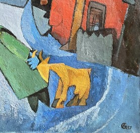 Painting Whose goat? | Картина Чья коза? | La peinture À qui la chèvre? | Cuadro ¿De quién es la cabra?