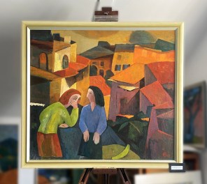 Art Painting | Картина - Разговор | Peinture - La Conversation | cuadro Charlar