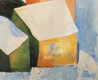 Art Painting Houses Group | Группа домов | Groupe de maisons
