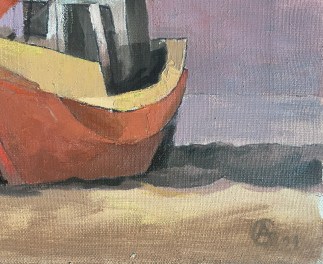 Painting Two Boats | Картина Два корабля | Deux navires | Dos barcos